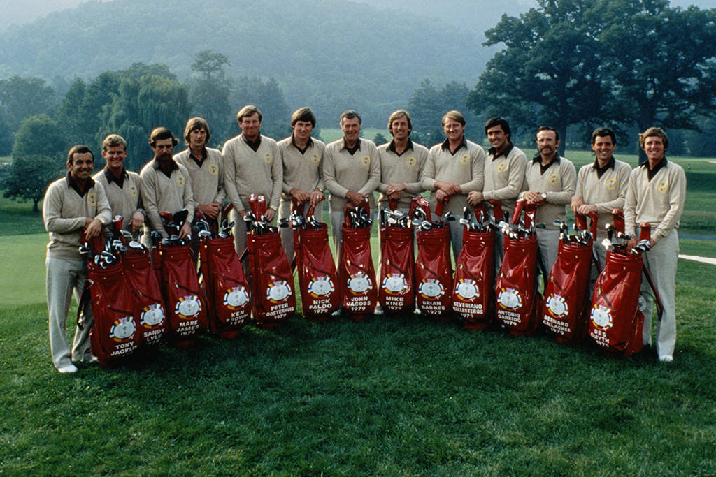 The European Ryder Cup team in 1979